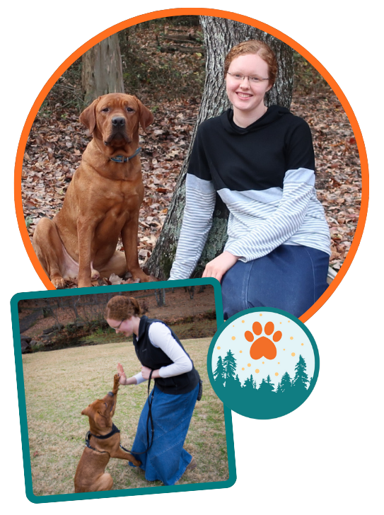 dog trainer with red labrador - CoPaws Dog Training - Cabot Arkansas